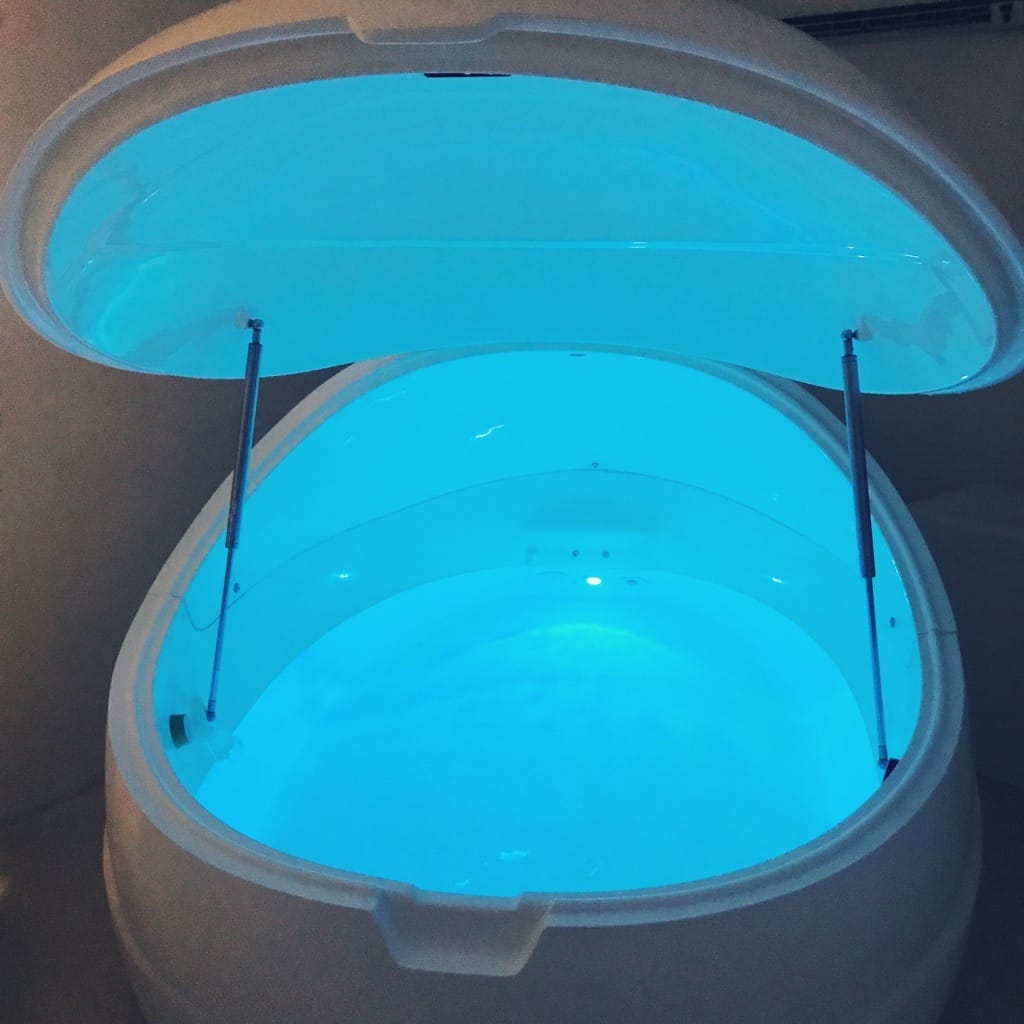 floatation Pod at Palm Avenue Float Club - A Chronic Voice