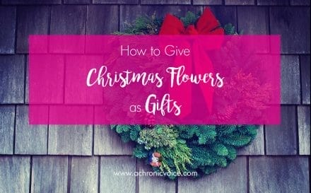 How to Give Christmas Flowers as Gifts | www.achronicvoice.com