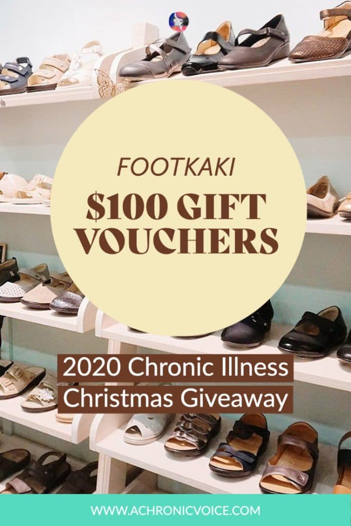 Owen of FootKaki is the only practicing pedorthist in Singapore. This family-owned business has helped hundreds of people with chronic feet pain and problems. Their shoes, sneakers, sandals and heels are beautiful to boot (pun unintended). Not your typical association with clunky, ugly orthotic footwear. FootKaki is offering five SGD100 vouchers in this giveaway. They are also offering all readers of A Chronic Voice 10% off. #orthotic #footwear #chronicpain