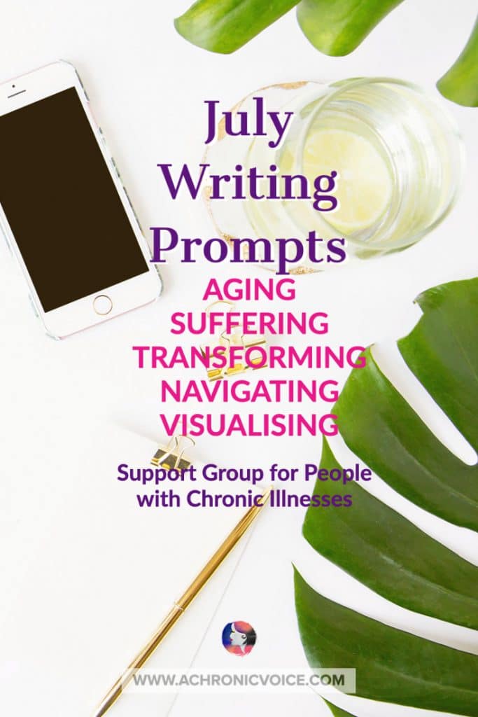 July Writing Prompts for People with Chronic Illnesses & Disabilities