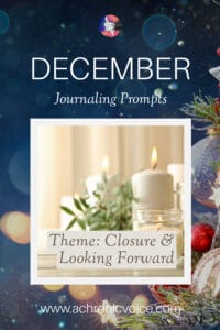 December Journaling Prompts - Theme: Closure and Looking Forward