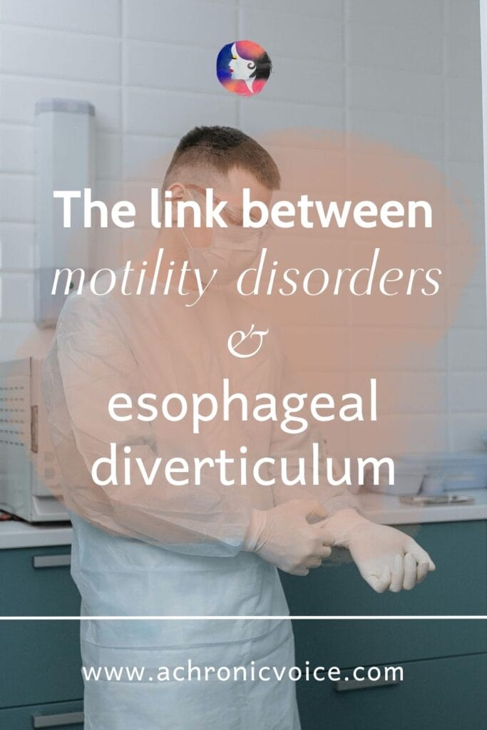 The link between motility disorders and esophageal diverticulum